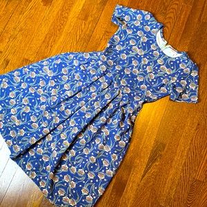 LulaRoe Amelia dress L with pockets